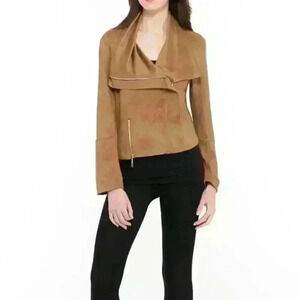 COCO & tashi Faux Suede Jacket